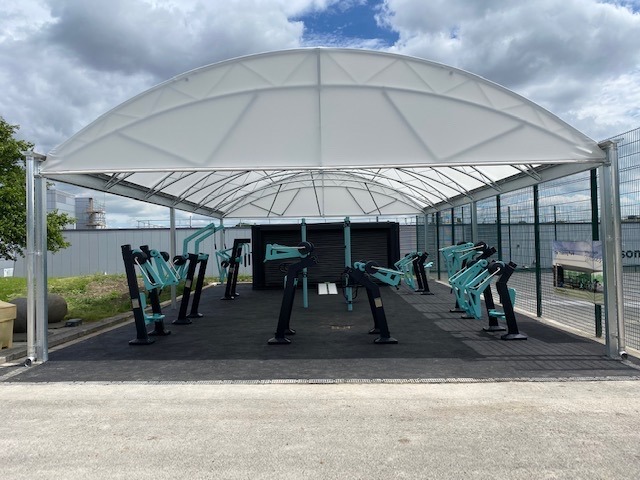 Outdoor-Gym-Groundworks rubber-pour-near-me