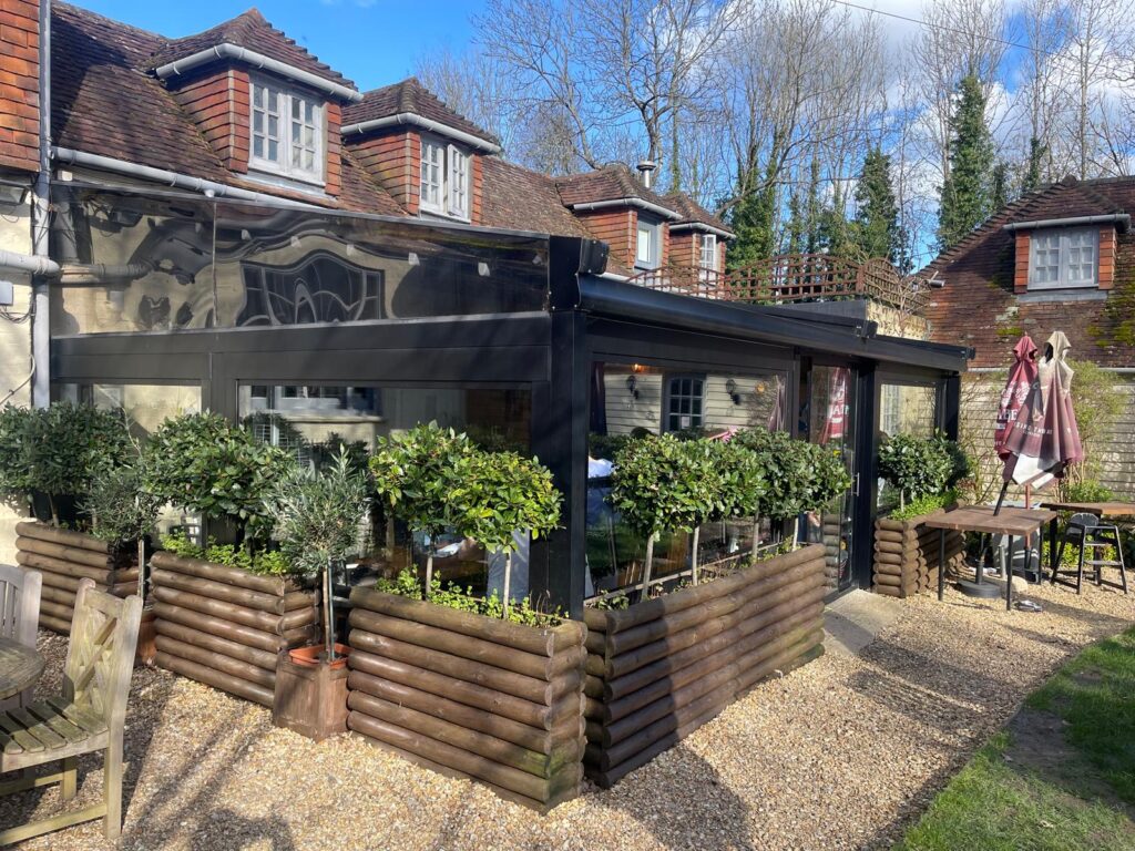 Contemporary Pagoda by Deponti supplied by Groundco of Godalming Surrey Uk