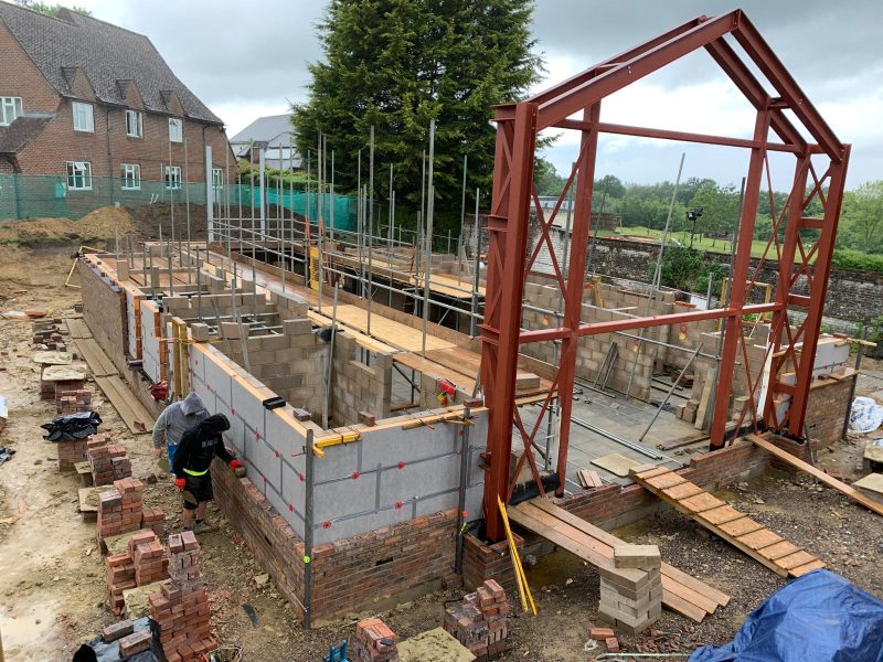 #steelframebuildings #steelframehomes school-builders / school-building-contractorsgroundco_groundworks-godalmingbuilders #builders #godalming