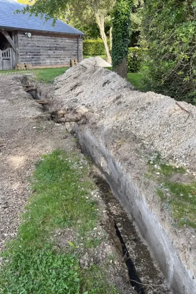 equestrian, stables, yard, drainage